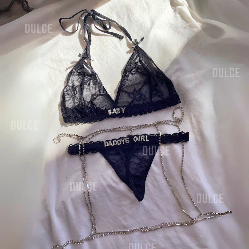 Personalized Strass Set (+ Free Strass Garter Belt)