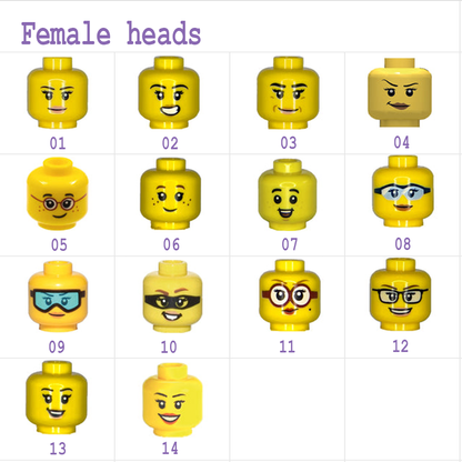 Custom Couple Mini Brick Figures Gift Set