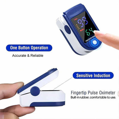 Pulse Oximeter (SpO2 Monitor) “You're breathing—but is it enough? Check your oxygen level”